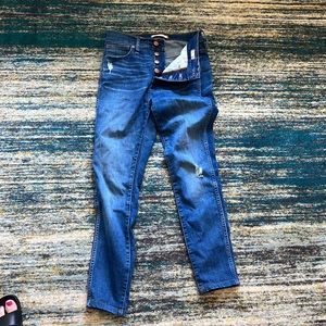 Madewell high rise skinny, size 26, hemmed for 5’3 female